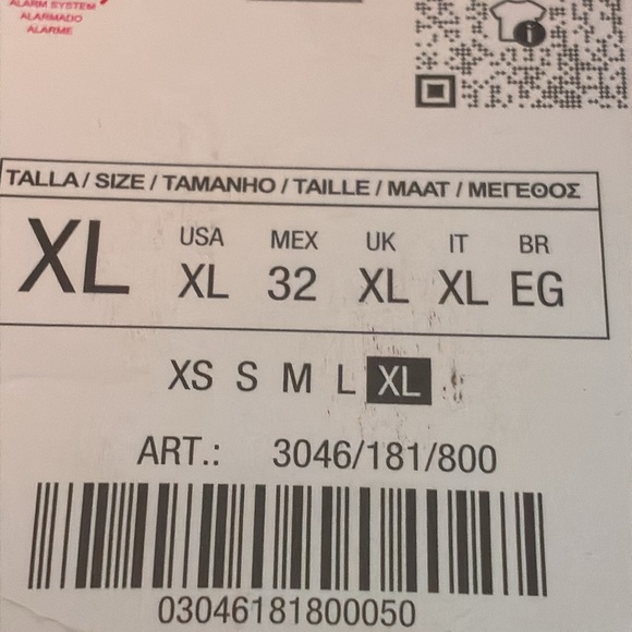 NWT. Zara Black Faux Leather Peplum Blazer/Jacket. Size L, XL. - Picture 11 of 16